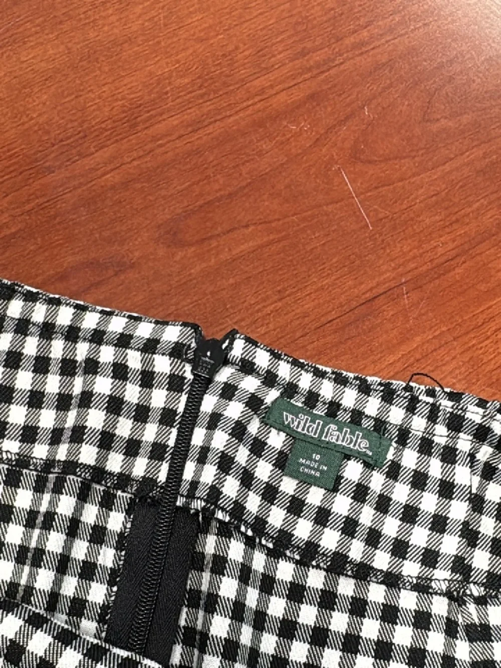Wild fable gingham skirt size 10 // 060713